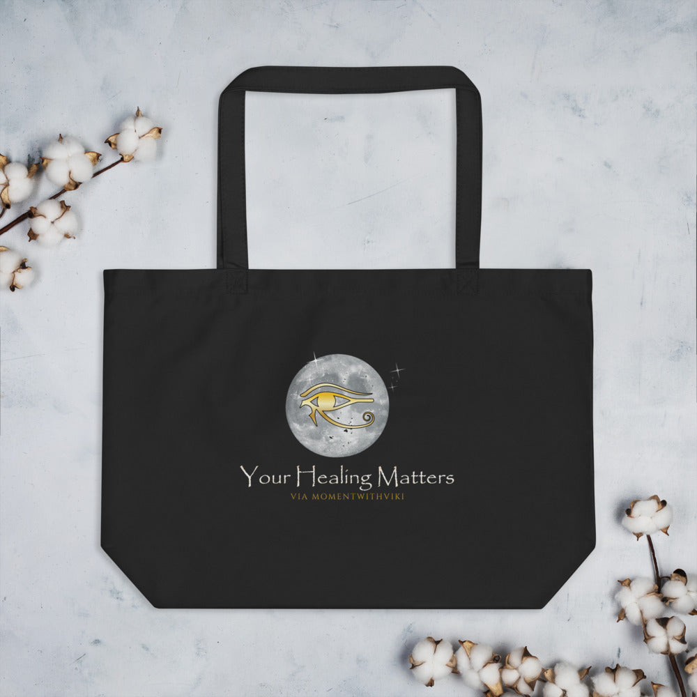 Large organic tote bag